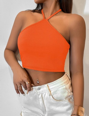 Top Shein, portocaliu