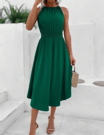 Rochie midi Shein, verde