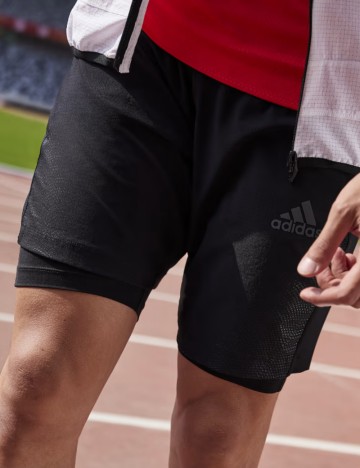 Pantaloni scurți Adidas, negru