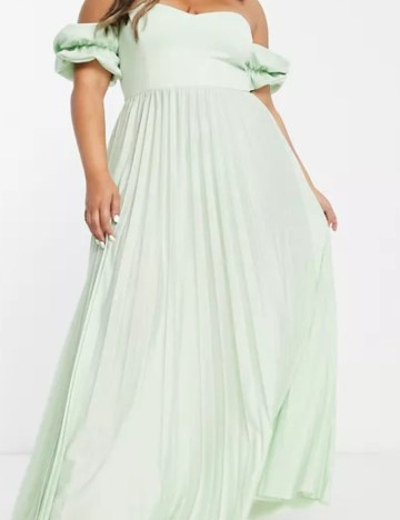 Rochie maxi ASOS, verde