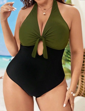 Costum de baie întreg Shein Curve+, mix culori