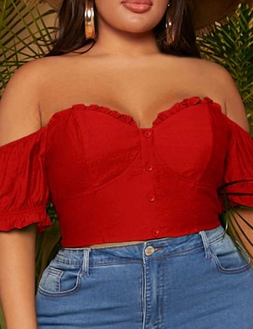 Top Shein Curve+, roz