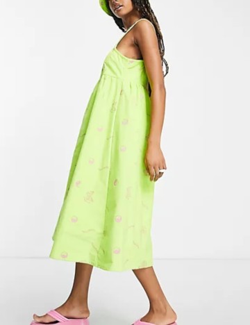 Rochie midi Collusion, verde