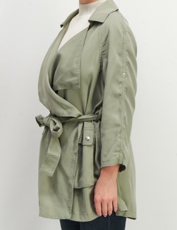 Trench scurt Vero Moda, verde