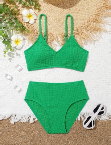 Costum de baie Shein, verde