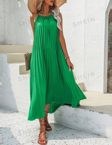 Rochie maxi Shein, verde