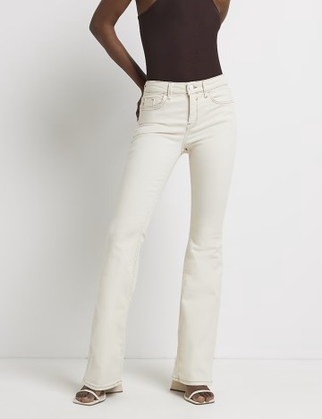 Jeans River Island, crem