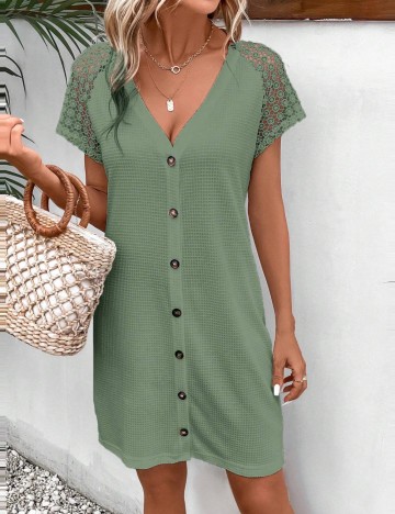 Rochie mini Shein, verde