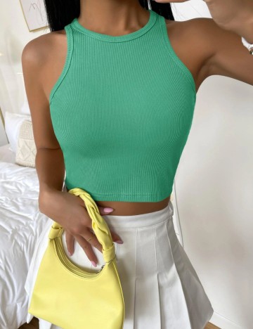 Top Shein, verde