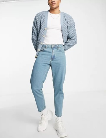 Jeans ASOS, albastru