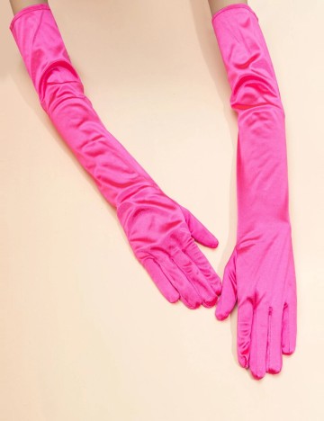 Mănuși elegante Shein, roz