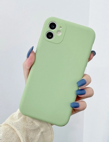 Husă iPhone Shein, verde fistic