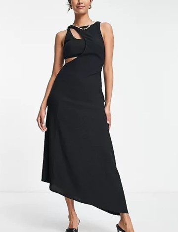 Rochie maxi Topshop, negru