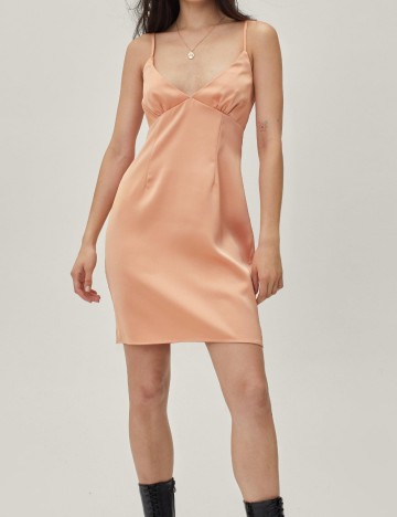 Rochie mini NASTY GAL, portocaliu piersica