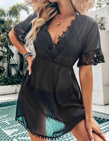 Rochie de plajă Shein, negru