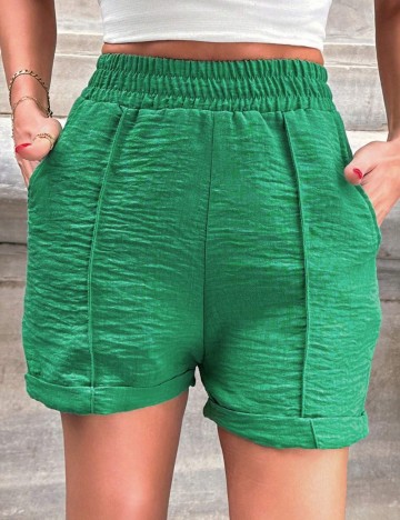 Pantaloni scurți Shein, verde