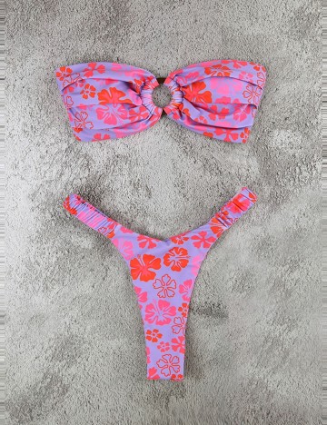 Costum de baie Shein, mix culori