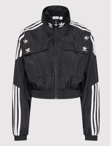 Jachetă Adidas, negru