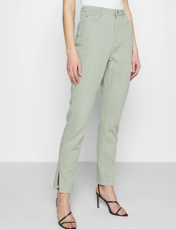 Jeans Missguided, verde fistic