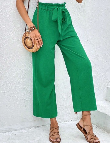 Pantaloni Casual Shein, verde