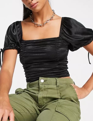 Top ASOS, negru