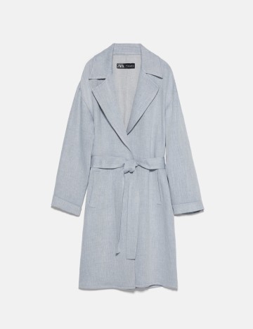 Palton de primăvară-toamnă Zara, albastru