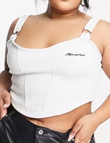 Top Missguided, gri