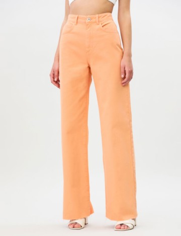 Jeans Lefties, portocaliu