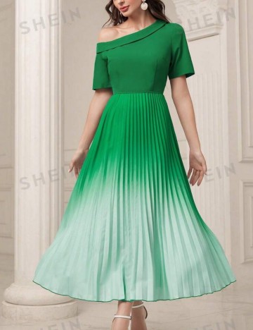 Rochie midi Shein, verde