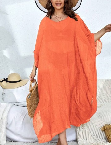 Rochie de plajă Shein, portocaliu