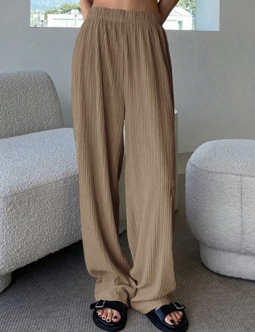 Pantaloni DAZY by Shein, maro