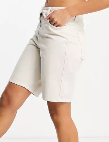 Pantaloni scurți ASOS, crem