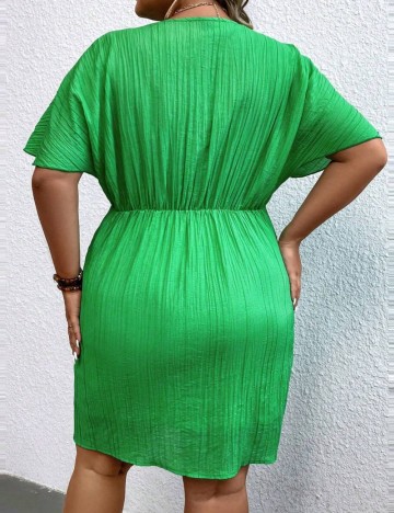 Rochie mini Shein Curve+, verde