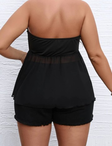 Top Shein Curve+, negru