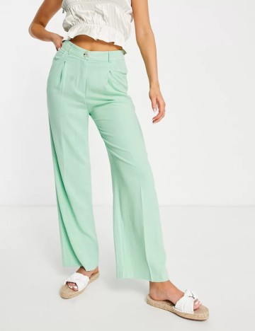 Pantaloni Miss Selfridge, verde