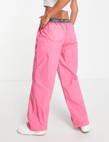 Pantaloni cargo Topshop, roz