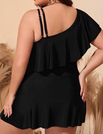 Costum de baie Shein Curve+, negru