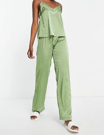 Pantaloni de pijama ASOS, verde