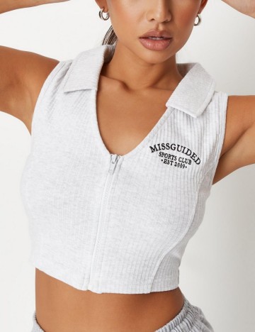 Top Missguided, gri