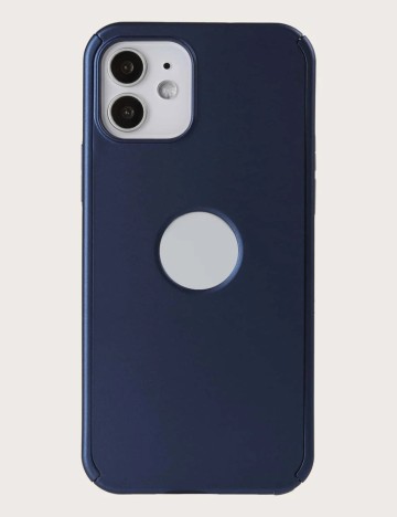 Husă iPhone Shein, albastru bleumarin
