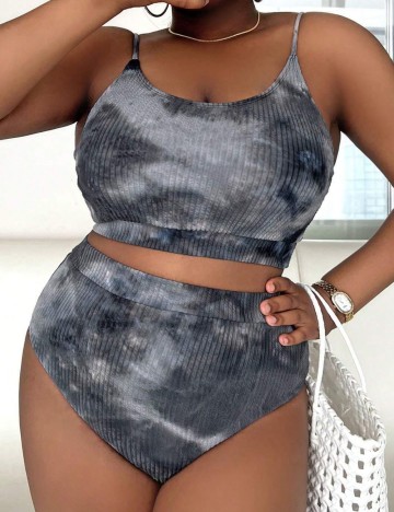 Costum de baie Shein Curve+, mix culori