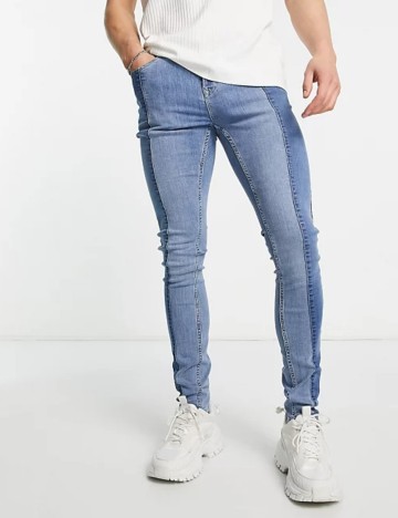 Jeans Topman, albastru