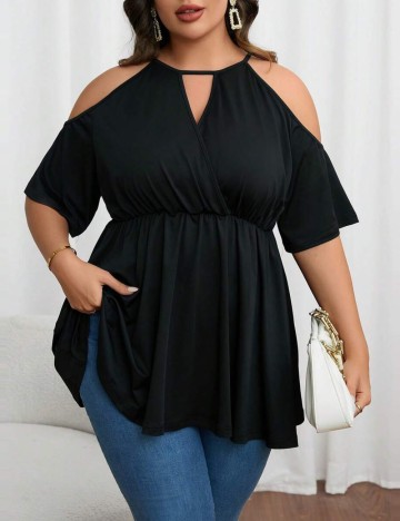 Bluză Shein Curve+, negru