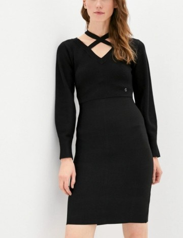 Rochie mini Guess, negru