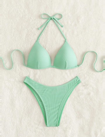 Costum de baie Shein, verde