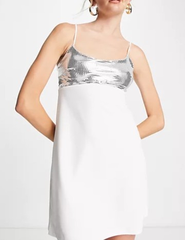 Rochie mini River Island, alb