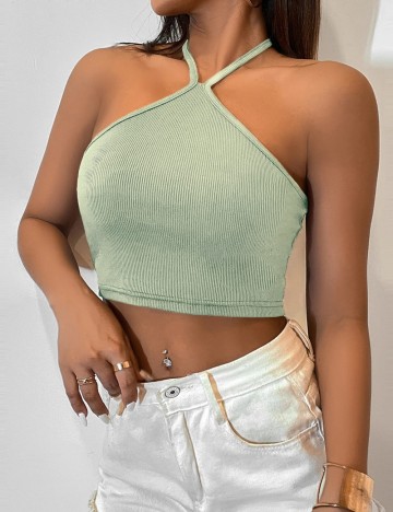 Top Shein, verde