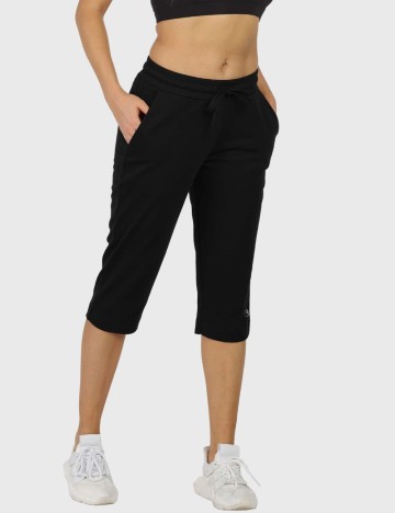 Pantaloni 3/4 Shein, negru