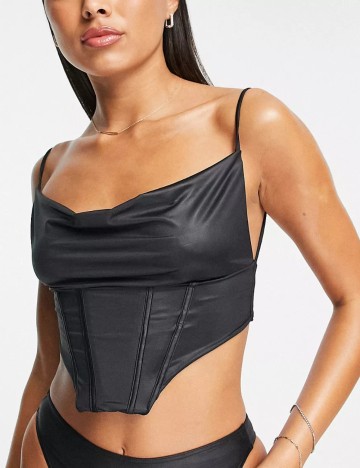 Top ASOS, negru