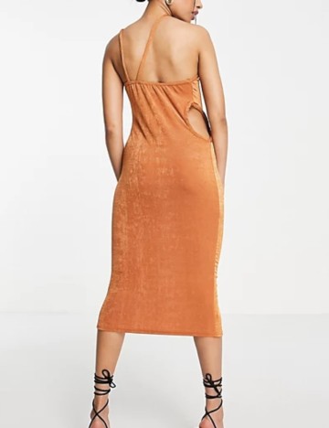 Rochie midi Missguided, cărămiziu